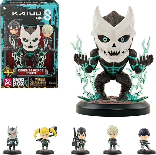 Kaiju No. 8 Hero Box Minifiguren Combat Series Blind Box Display (12)