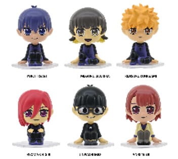 Blue Lock Bobble Hero Wackelkopf-Figuren 6 cm Blind Box Display (12)