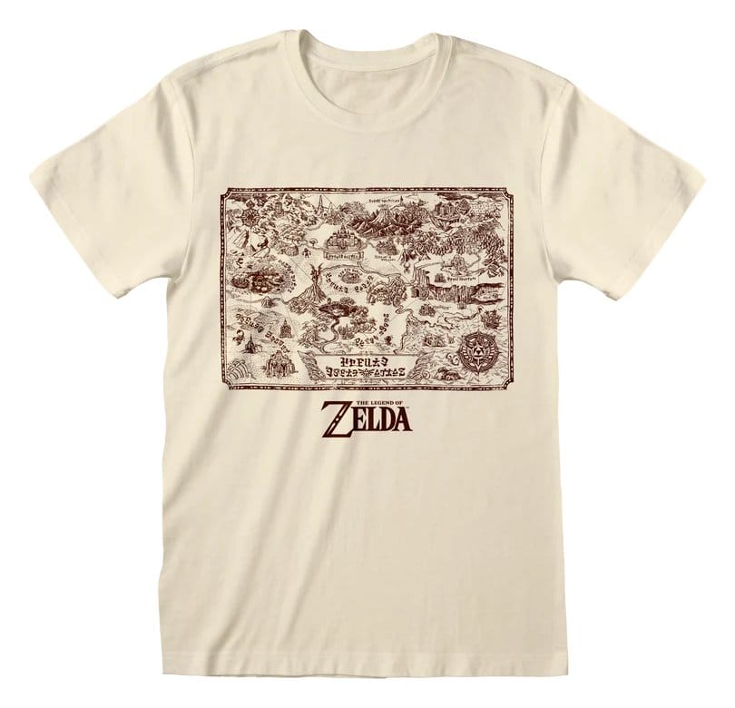 The Legend of Zelda T-Shirt Map Of Kingdom