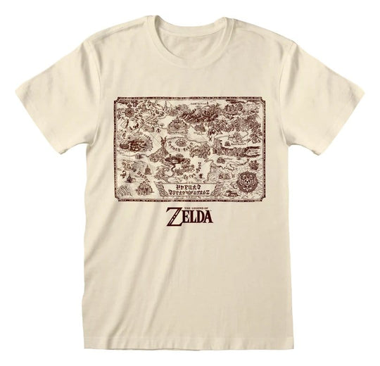 The Legend of Zelda T-Shirt Map Of Kingdom