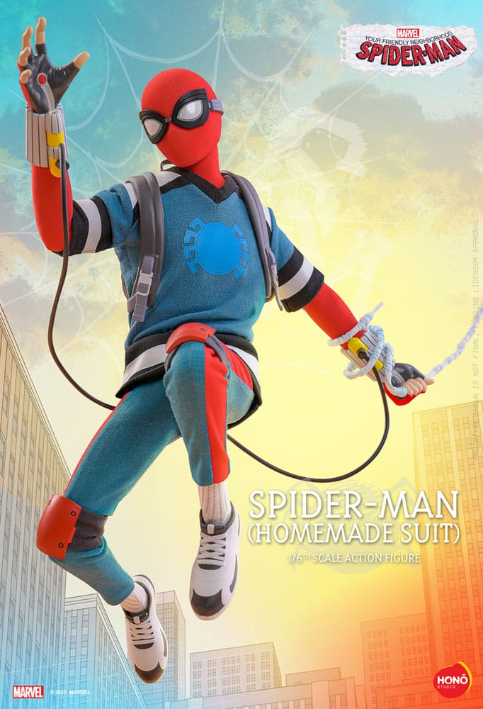 Your Friendly Neighborhood Spider-Man Actionfigur 1/6 Spider-Man (Homemade Suit) 29 cm - Smalltinytoystore