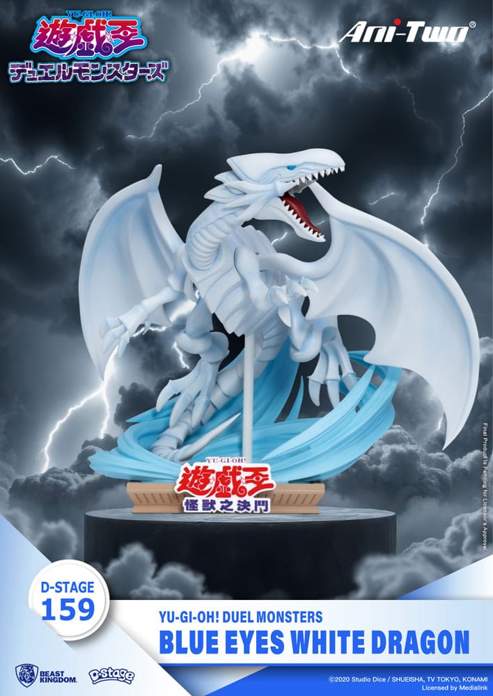 Yu-Gi-Oh! Duel Monsters D-Stage PVC Diorama Blue Eyes White Dragon 15 cm - Smalltinytoystore