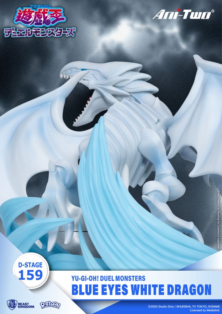 Yu-Gi-Oh! Duel Monsters D-Stage PVC Diorama Blue Eyes White Dragon 15 cm - Smalltinytoystore