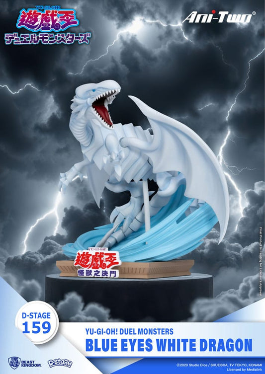 Yu-Gi-Oh! Duel Monsters D-Stage PVC Diorama Blue Eyes White Dragon 15 cm - Smalltinytoystore