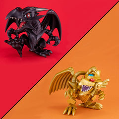 Yu-Gi-Oh! Duel Monsters Megatoon PVC Statue Red Eyes Black Dragon & The Winged Dragon of Ra 13 cm (with gift) - Smalltinytoystore
