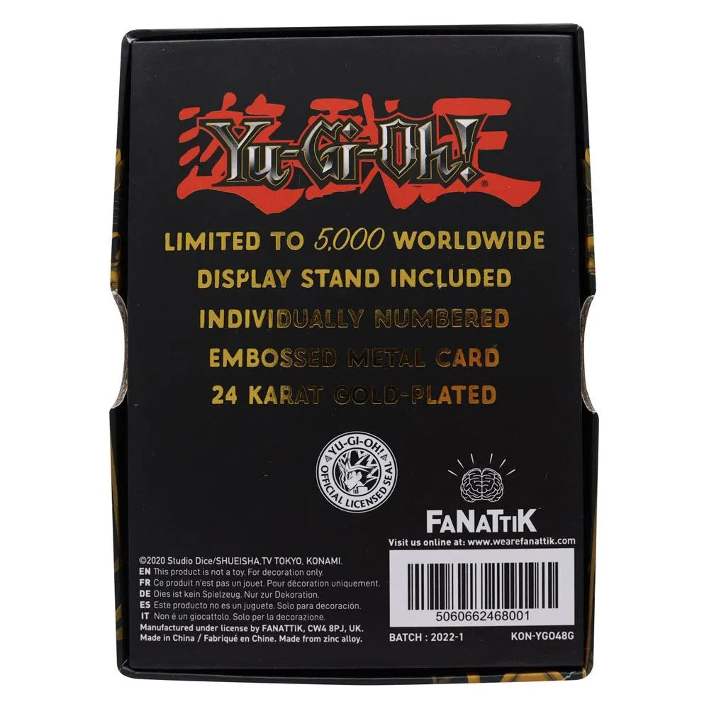Yu-Gi-Oh! Metallbarren Jinzo Limited Edition (vergoldet) - Smalltinytoystore