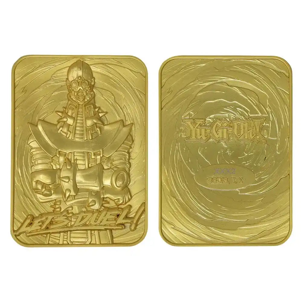 Yu-Gi-Oh! Metallbarren Jinzo Limited Edition (vergoldet) - Smalltinytoystore
