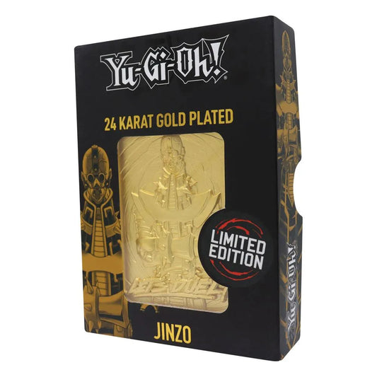 Yu-Gi-Oh! Metallbarren Jinzo Limited Edition (vergoldet) - Smalltinytoystore