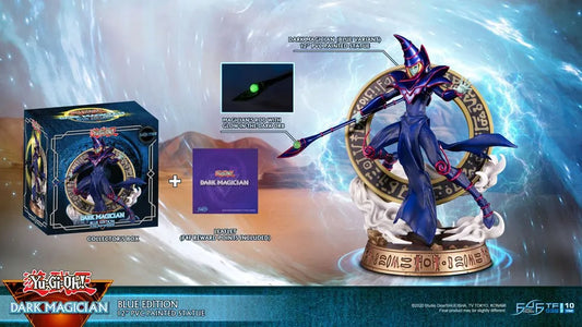 Yu-Gi-Oh! PVC Statue Dark Magician Blue Version 29 cm - Smalltinytoystore