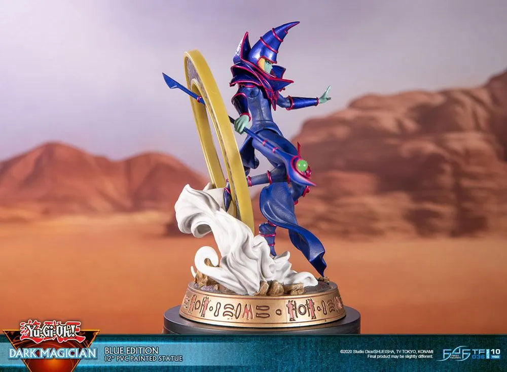 Yu-Gi-Oh! PVC Statue Dark Magician Blue Version 29 cm - Smalltinytoystore