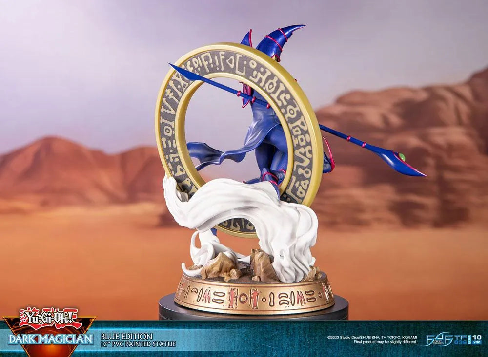 Yu-Gi-Oh! PVC Statue Dark Magician Blue Version 29 cm - Smalltinytoystore