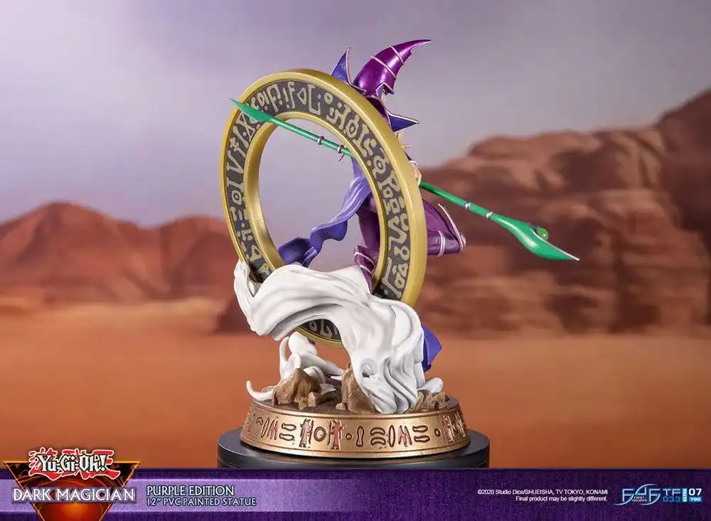 Yu-Gi-Oh! PVC Statue Dark Magician Purple Version 29 cm - Smalltinytoystore