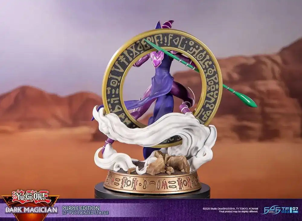 Yu-Gi-Oh! PVC Statue Dark Magician Purple Version 29 cm - Smalltinytoystore