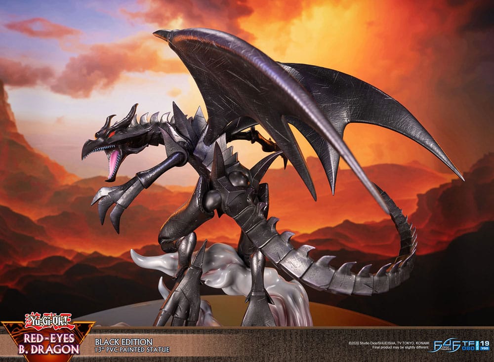 Yu-Gi-Oh! PVC Statue Red-Eyes B. Dragon Black Colour 33 cm - Smalltinytoystore