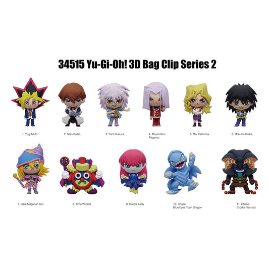Yu-Gi-Oh PVC-Taschenanhänger Series 2 Display (24) - Smalltinytoystore