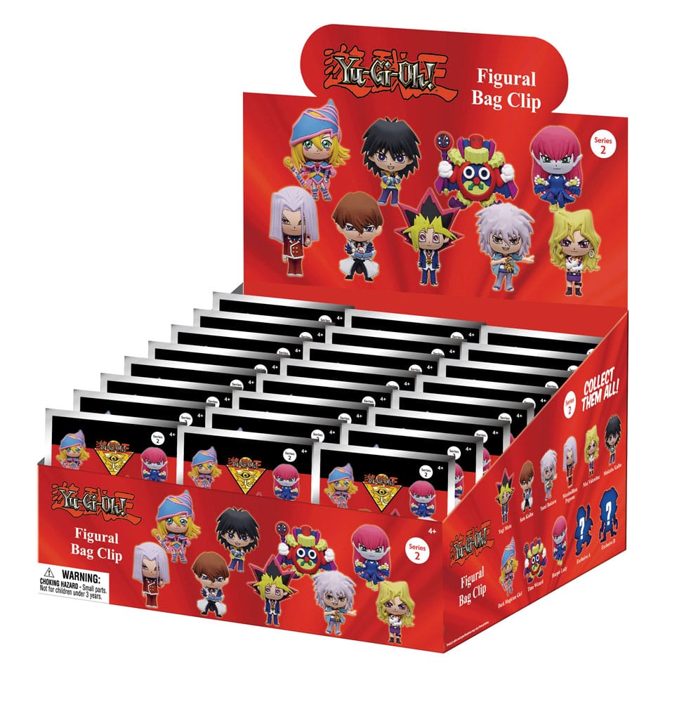 Yu-Gi-Oh PVC-Taschenanhänger Series 2 Display (24) - Smalltinytoystore