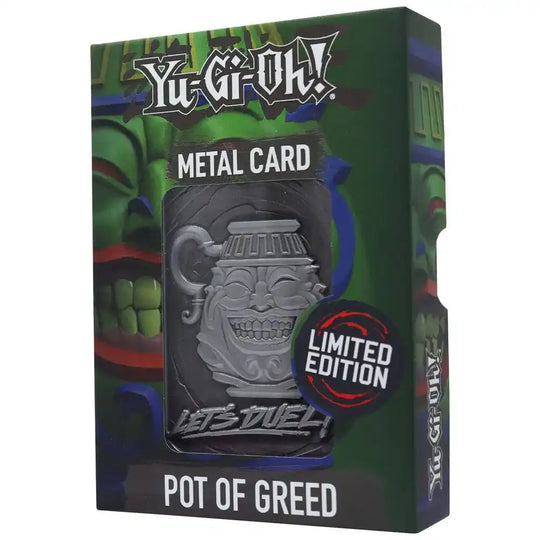 Yu-Gi-Oh! Replik Karte Pot of Greed Limited Edition - Smalltinytoystore