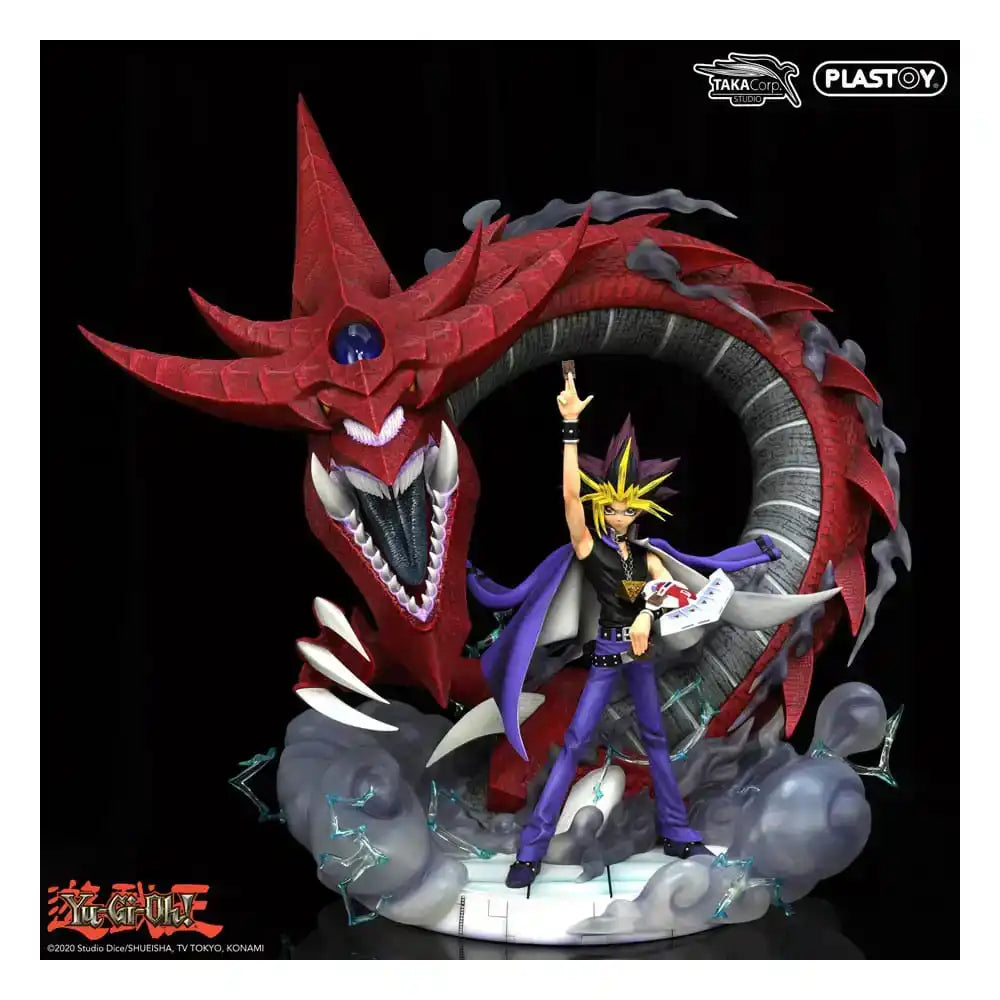 Yu-Gi-Oh! Statue Yami Yugi & Slifer 51 cm - Smalltinytoystore