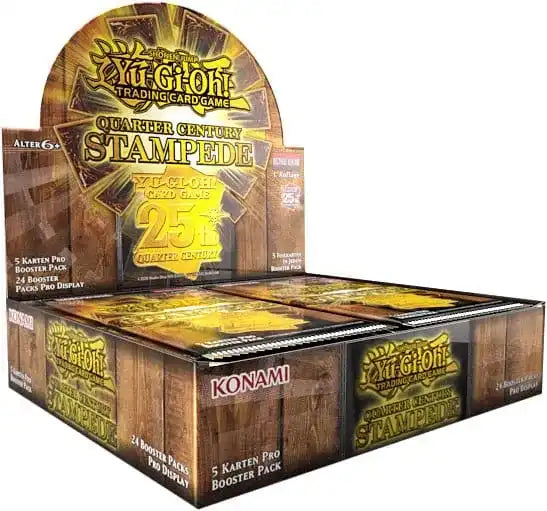 Yu-Gi-Oh! TCG Quarter Century Stampede Booster Display (24) *Deutsche Version* - Smalltinytoystore