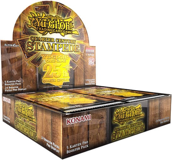 Yu-Gi-Oh! TCG Quarter Century Stampede Booster Display (24) *Deutsche Version* - Smalltinytoystore