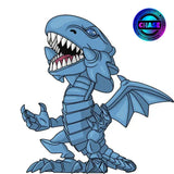 Yu-Gi-Oh! Vinyl Figur Blue Eyes White Dragon 10 cm - Smalltinytoystore
