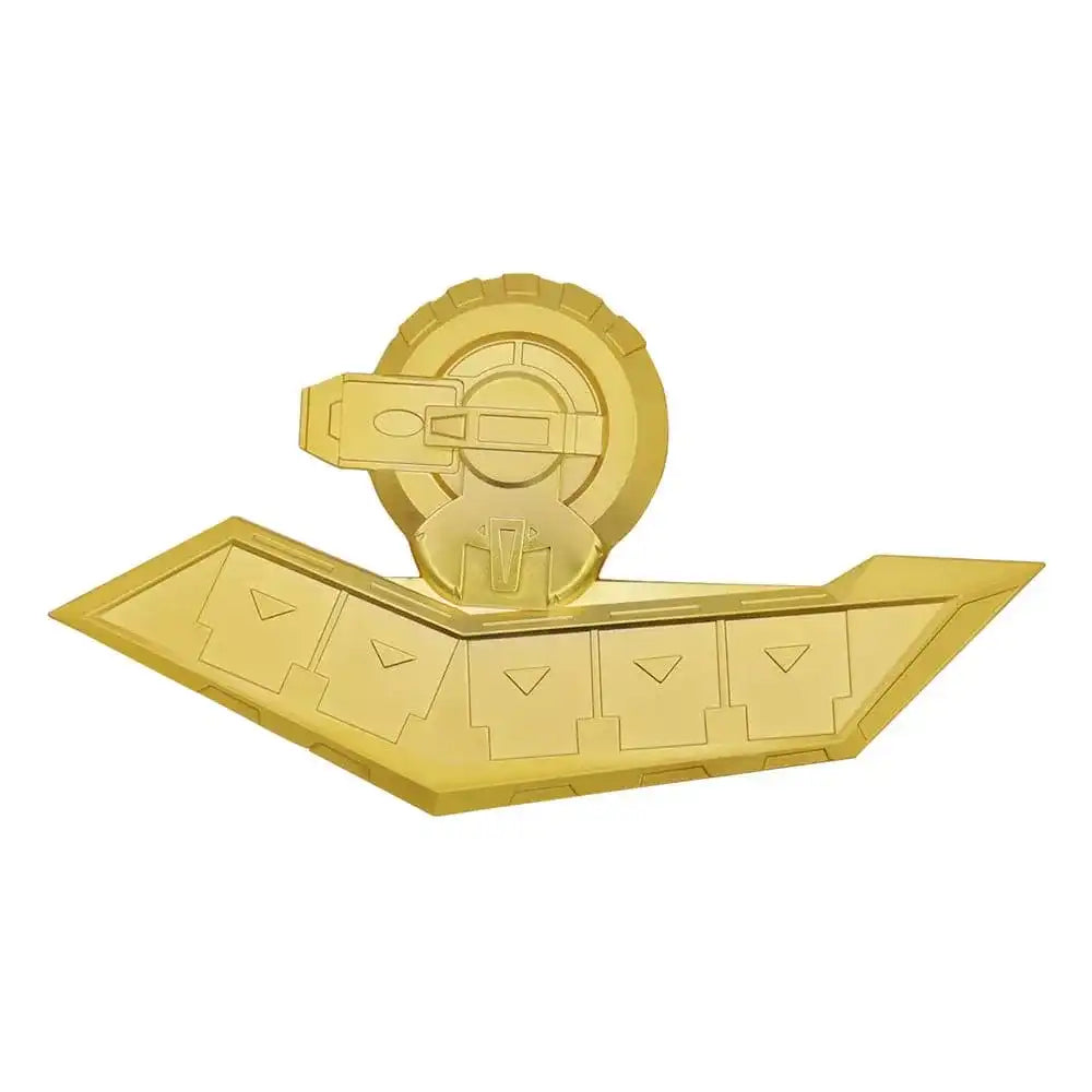 Yu-Yu-Gi-Oh! 24K Gold Plated Duel Disk Mini Replica 18 cm - Smalltinytoystore