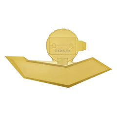 Yu-Yu-Gi-Oh! 24K Gold Plated Duel Disk Mini Replica 18 cm - Smalltinytoystore
