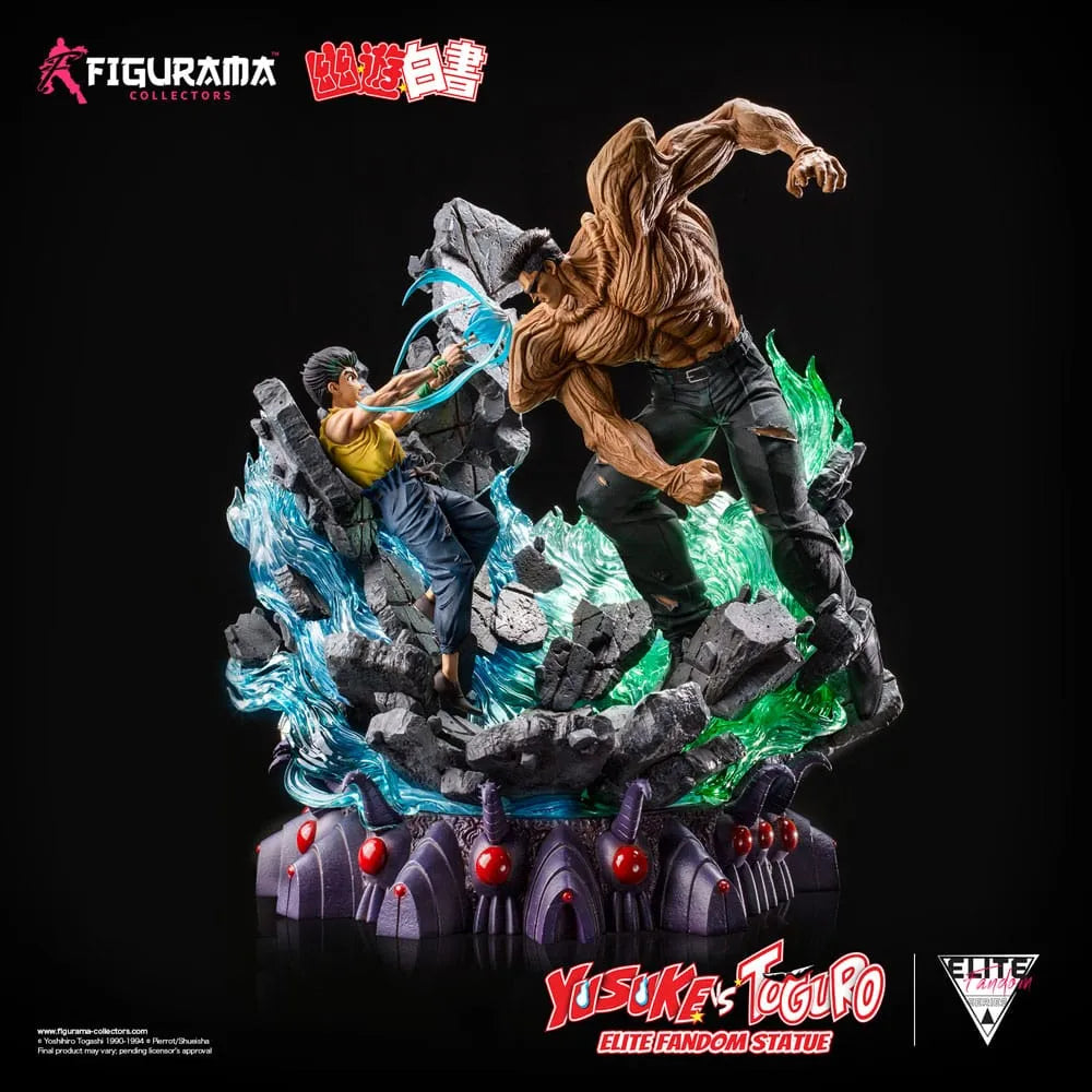 Yu Yu Hakusho Elite Exclusive Statue 1/6 Yusuke vs Toguro 59 cm - Smalltinytoystore