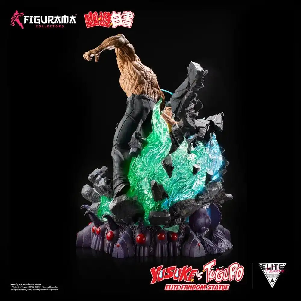 Yu Yu Hakusho Elite Exclusive Statue 1/6 Yusuke vs Toguro 59 cm - Smalltinytoystore