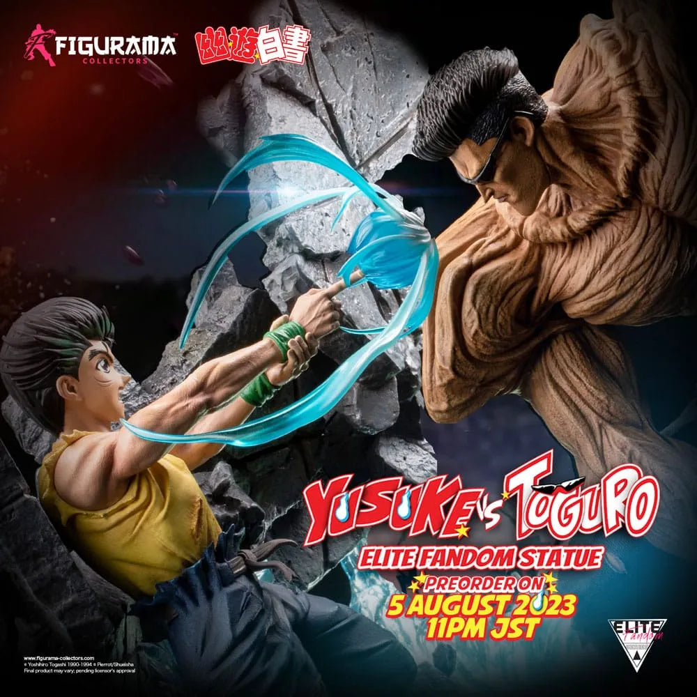 Yu Yu Hakusho Elite Exclusive Statue 1/6 Yusuke vs Toguro 59 cm - Smalltinytoystore