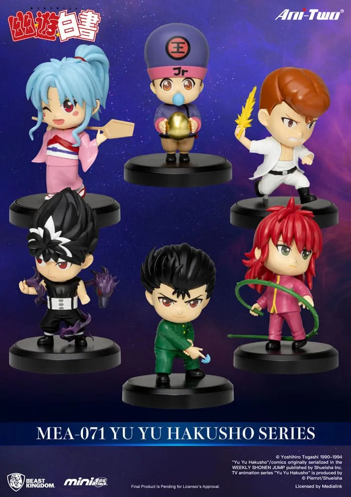 Yu Yu Hakusho Mini Egg Attack Figuren Blind Box Set Sortiment 8 cm (6) - Smalltinytoystore