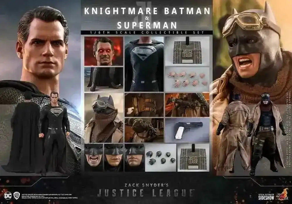 Zack Snyder's Justice League Doppelpack 1/6 Knightmare Batman and Superman 31 cm HOT TOYS - Smalltinytoystore