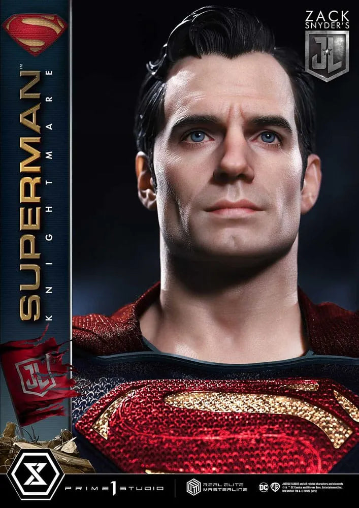 Zack Snyder's Justice League Real Elite Masterline Series Statue 1/3 Superman Knightmare Color Edition 95 cm - Smalltinytoystore
