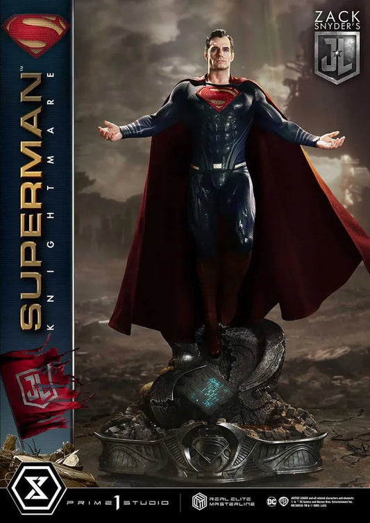 Zack Snyder's Justice League Real Elite Masterline Series Statue 1/3 Superman Knightmare Color Edition 95 cm - Smalltinytoystore