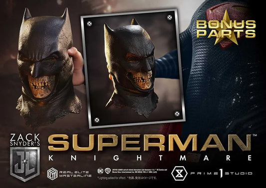 Zack Snyder's Justice League Real Elite Masterline Series Statue 1/3 Superman Knightmare Color Edition Deluxe Bonus Ver. 95 cm - Smalltinytoystore