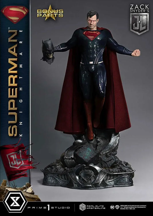Zack Snyder's Justice League Real Elite Masterline Series Statue 1/3 Superman Knightmare Color Edition Deluxe Bonus Ver. 95 cm - Smalltinytoystore
