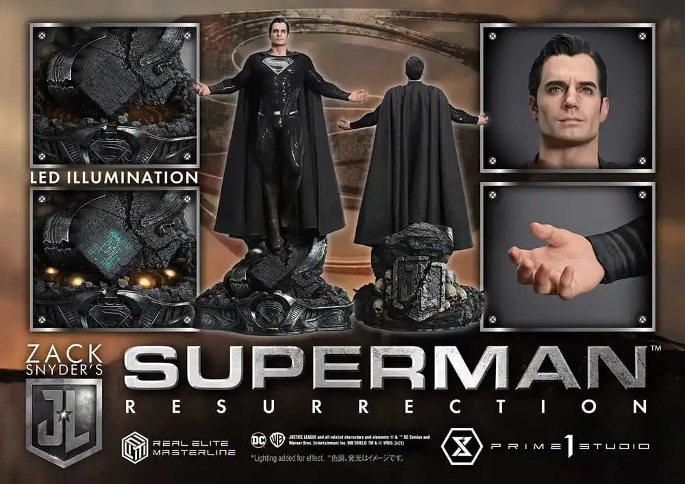 Zack Snyder's Justice League Real Elite Masterline Series Statue 1/3 Superman Resurrection 95 cm - Smalltinytoystore