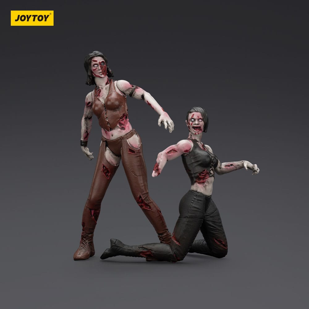 Zombie Dark Source Actionfiguren 2er-Pack Female wrestlers 8 cm - Smalltinytoystore
