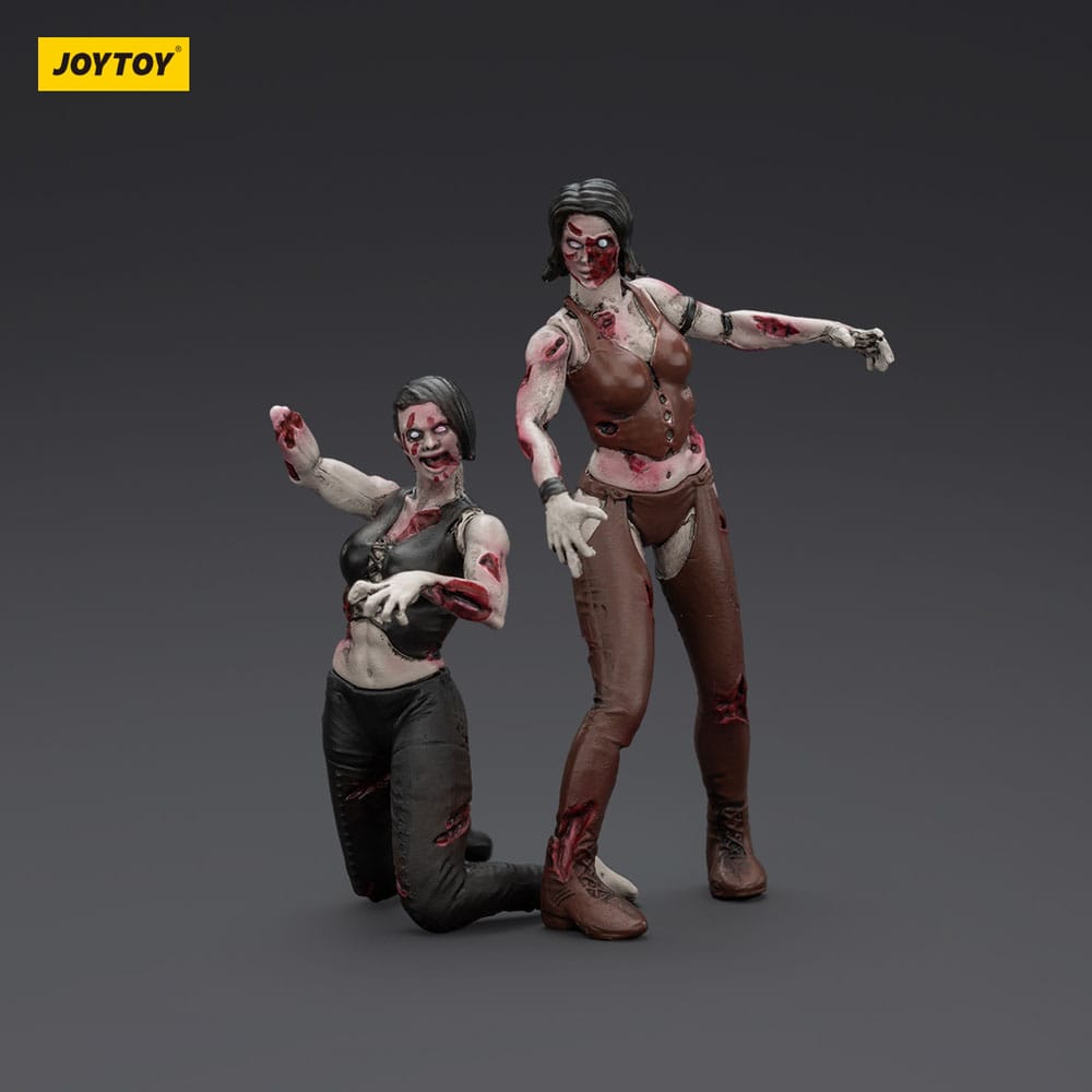 Zombie Dark Source Actionfiguren 2er-Pack Female wrestlers 8 cm - Smalltinytoystore