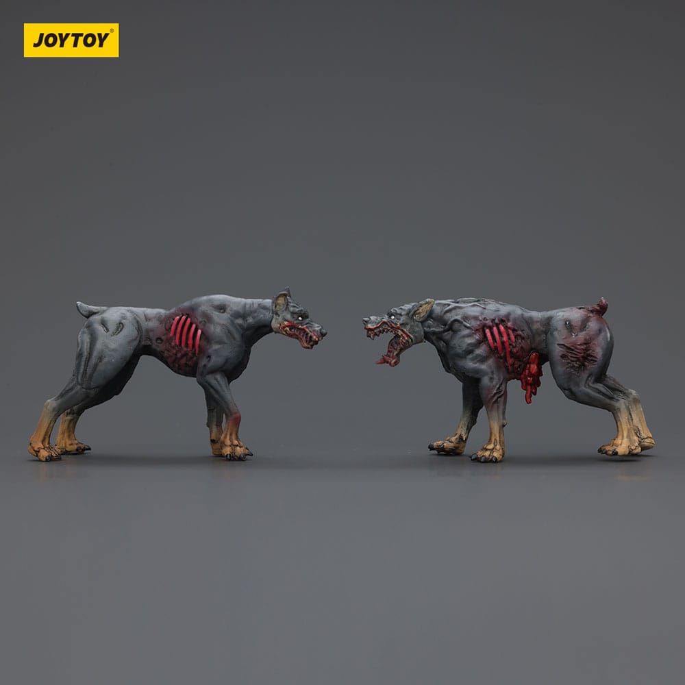 Zombie Dark Source Actionfiguren 2er-Pack Police Dogs 8 cm - Smalltinytoystore