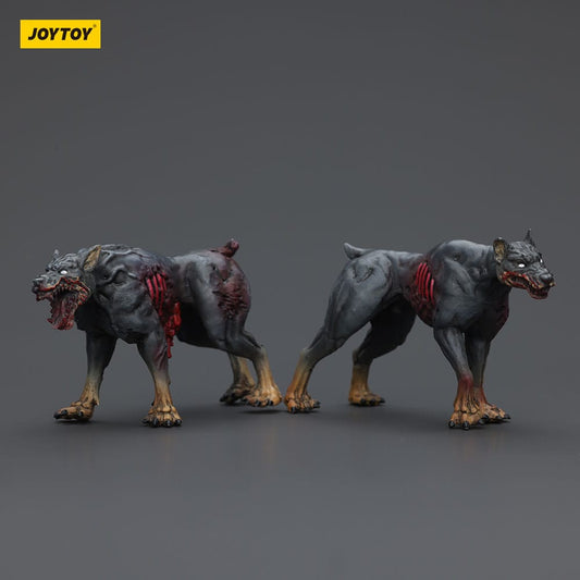 Zombie Dark Source Actionfiguren 2er-Pack Police Dogs 8 cm - Smalltinytoystore