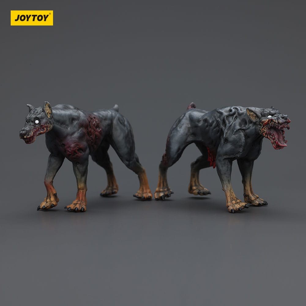 Zombie Dark Source Actionfiguren 2er-Pack Police Dogs 8 cm - Smalltinytoystore