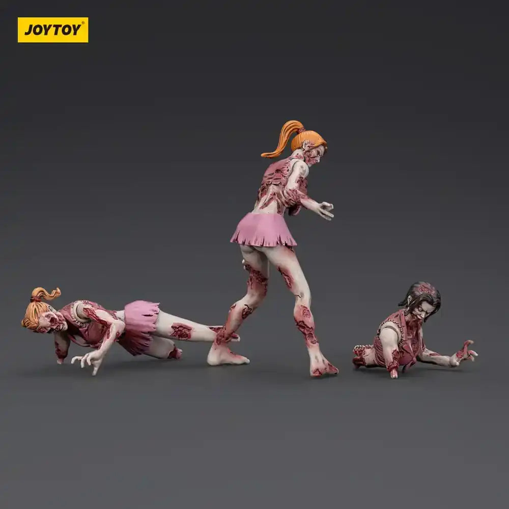 Zombie Dark Source Actionfiguren 3er-Pack Cheer Leaders 8 cm - Smalltinytoystore