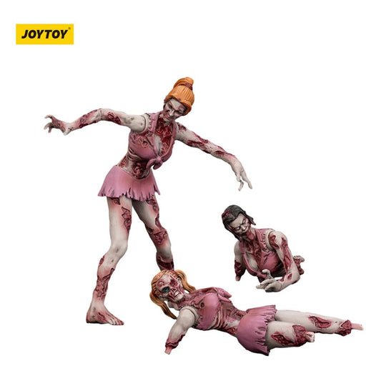 Zombie Dark Source Actionfiguren 3er-Pack Cheer Leaders 8 cm - Smalltinytoystore