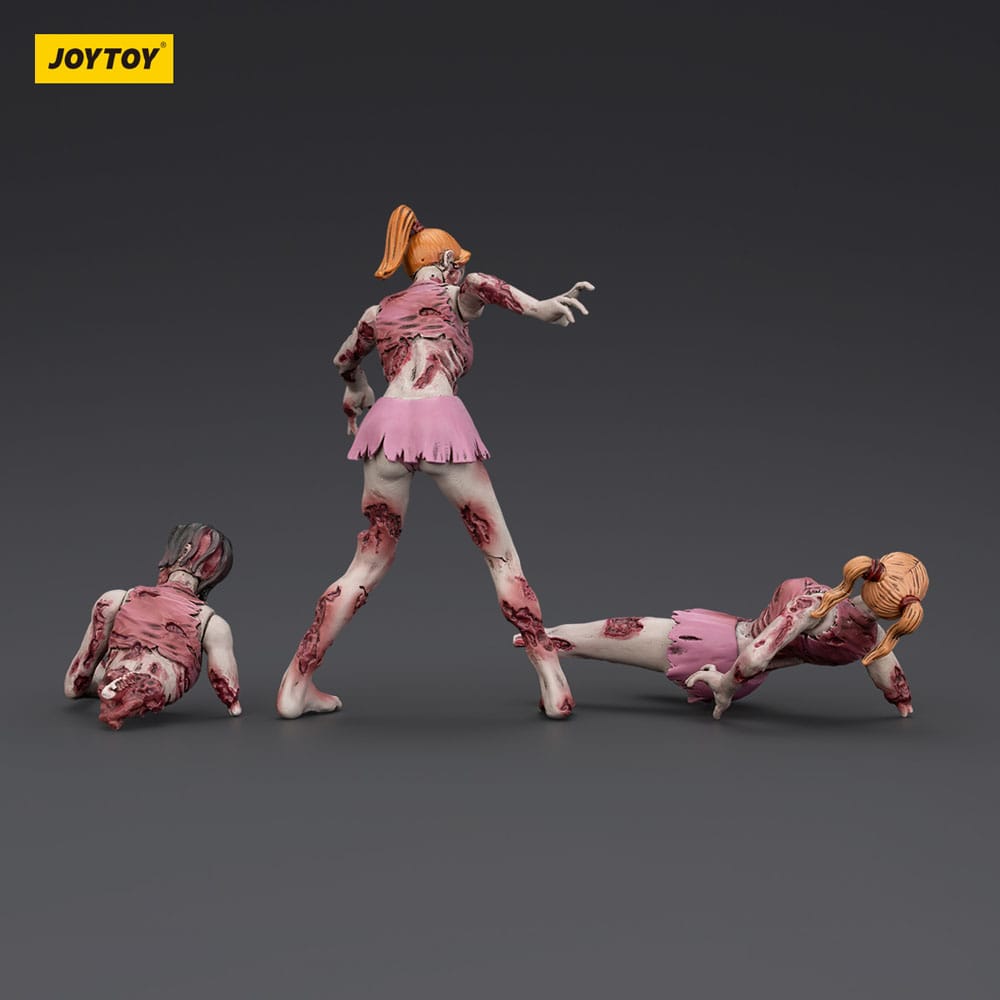 Zombie Dark Source Actionfiguren 3er-Pack Cheer Leaders 8 cm - Smalltinytoystore