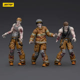 Zombie Dark Source Actionfiguren 3er-Pack Firefighters 8 cm - Smalltinytoystore