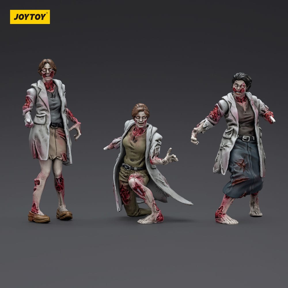 Zombie Dark Source Actionfiguren 3er-Pack Medics 8 cm - Smalltinytoystore