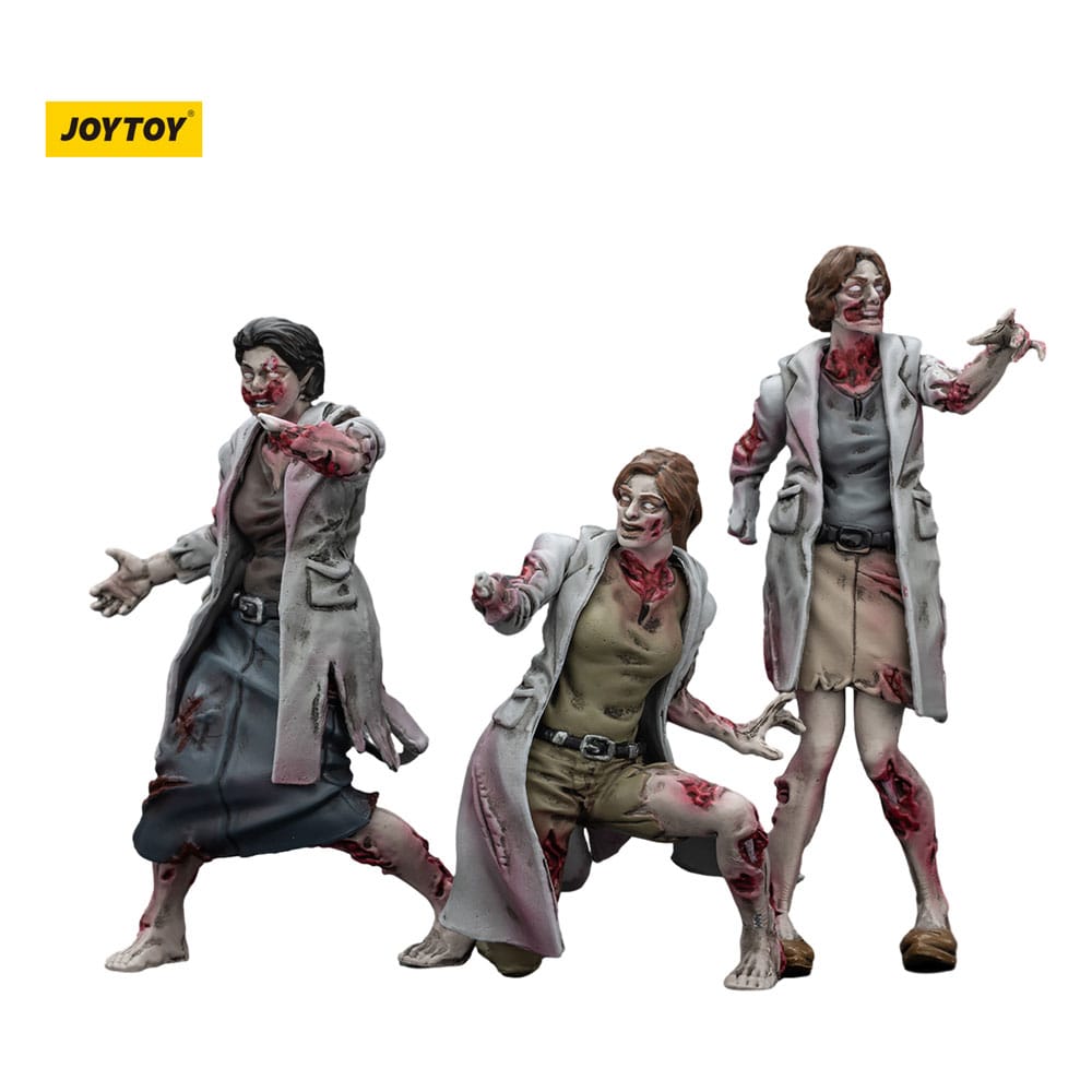 Zombie Dark Source Actionfiguren 3er-Pack Medics 8 cm - Smalltinytoystore