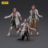 Zombie Dark Source Actionfiguren 3er-Pack Scientists (Female) 8 cm - Smalltinytoystore