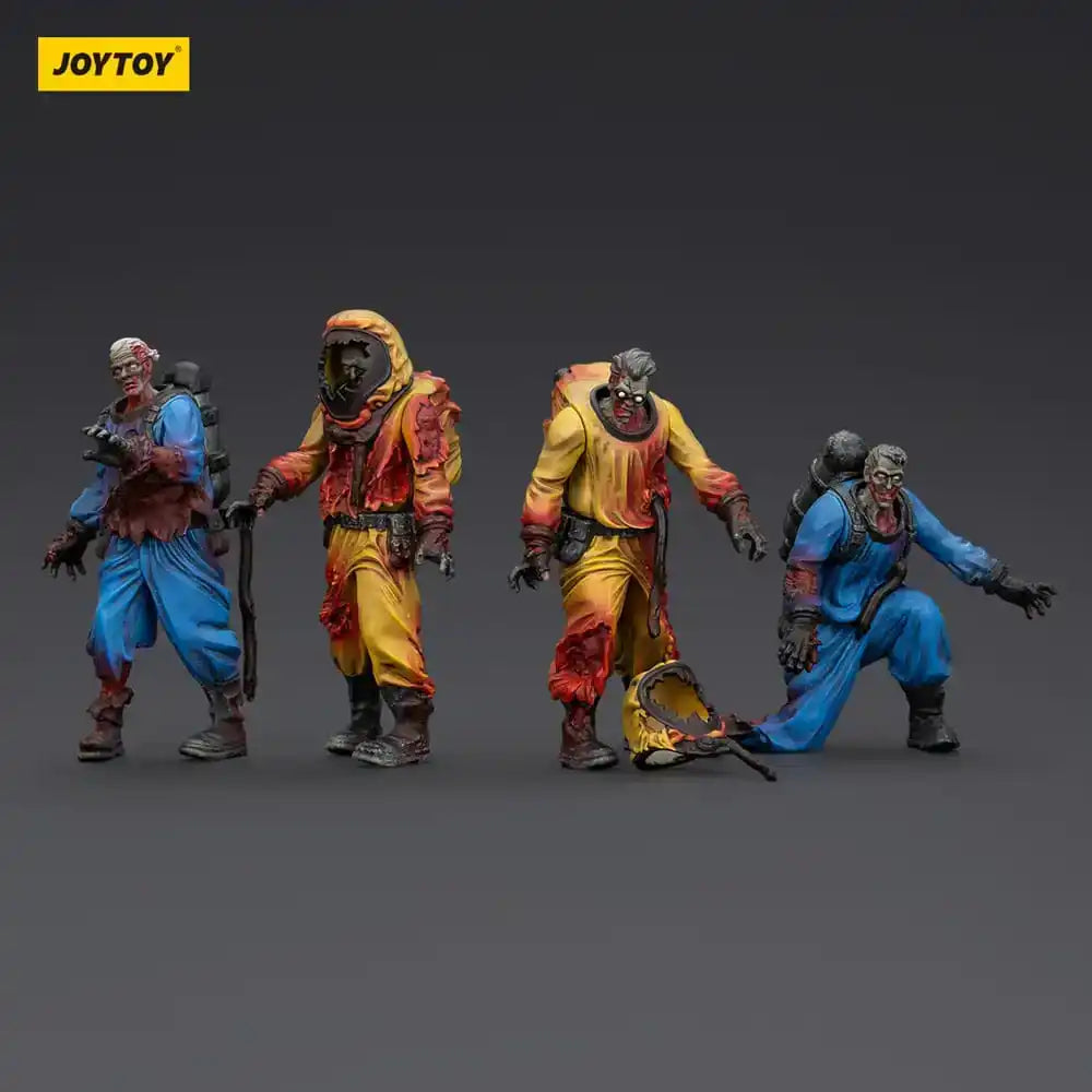 Zombie Dark Source Actionfiguren 4er-Pack Biochemical Lab Team 8 cm - Smalltinytoystore